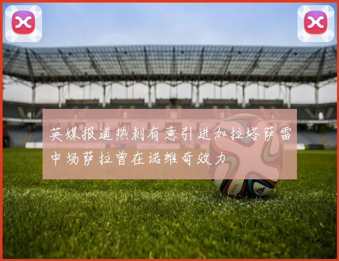 英媒报道热刺有意引进加拉塔萨雷中场萨拉曾在诺维奇效力